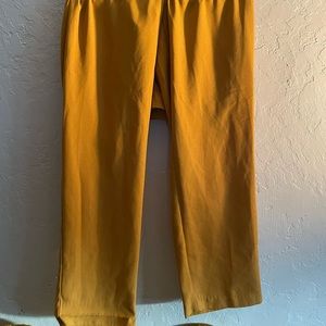 Mustard Forever 21 Business Casual Trousers
